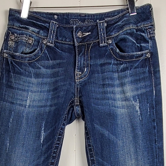 Miss Me boot cut jeans JPW5078-4 size 28 - Picture 2 of 13